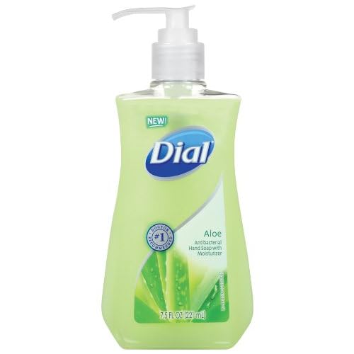 Dial Liquid Hand Soap With Moisturizer, Aloe, 7.5-Oz. Bottles (Pack of 12) image